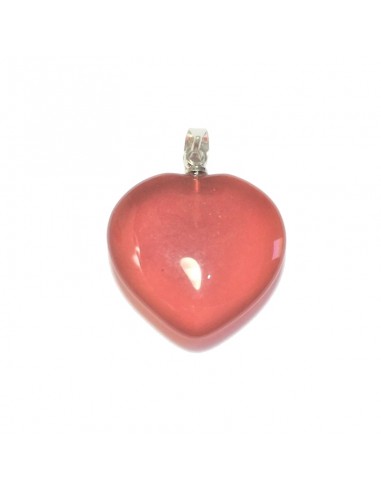 Pendentif Coeur Cornaline 16mm